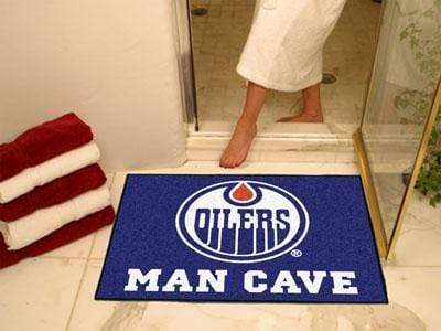 Man Cave All-Star Floor Mats NHL Edmonton Oilers Man Cave All-Star Mat 33.75"x42.5" FANMATS