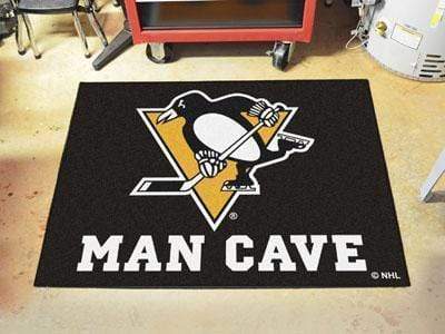 Man Cave All-Star Floor Mats NHL Pittsburgh Penguins Man Cave All-Star Mat 33.75"x42.5" FANMATS