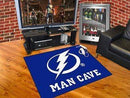 Man Cave All-Star Floor Mats NHL Tampa Bay Lightning Man Cave All-Star Mat 33.75"x42.5" FANMATS