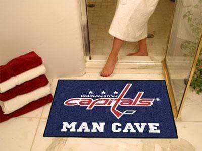 Man Cave All-Star Floor Mats NHL Washington Capitals Man Cave All-Star Mat 33.75"x42.5" FANMATS