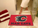 Man Cave All-Star Mat Best NHL Calgary Flames Man Cave All-Star Mat 33.75"x42.5" FANMATS