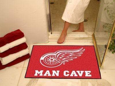 Man Cave All-Star Mat Best NHL Detroit Red Wings Man Cave All-Star Mat 33.75"x42.5" FANMATS