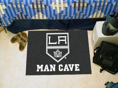 Man Cave Starter Area Rugs NHL Los Angeles Kings Man Cave Starter Rug 19"x30" FANMATS