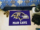 Man Cave Starter Cheap Rugs NFL Baltimore Ravens Man Cave Starter Rug 19"x30" FANMATS