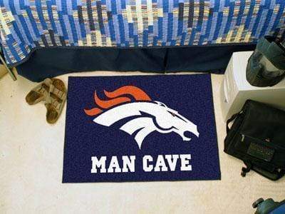 Man Cave Starter Cheap Rugs NFL Denver Broncos Man Cave Starter Rug 19"x30" FANMATS