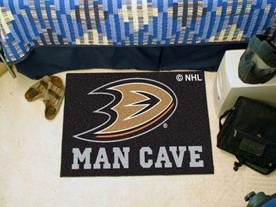 Man Cave Starter Cheap Rugs NHL Anaheim Ducks Man Cave Starter Rug 19"x30" FANMATS