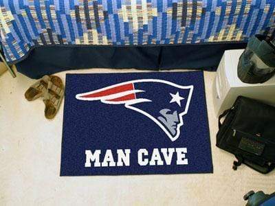 Man Cave Starter Living Room Rugs NFL New England Patriots Man Cave Starter Rug 19"x30" FANMATS