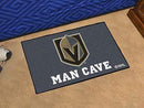 Man Cave Starter Living Room Rugs NHL Vegas Golden Knights Man Cave Starter Rug 19"x30" FANMATS