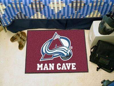 Outdoor Rugs NHL Colorado Avalanche Man Cave Starter Rug 19"x30"