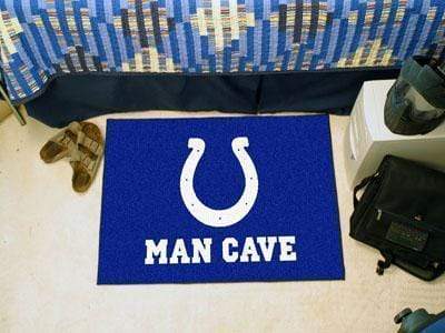 Man Cave Starter Outdoor Mat NFL Indianapolis Colts Man Cave Starter Rug 19"x30" FANMATS