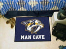 Man Cave Starter Outdoor Mat NHL Nashville Predators Man Cave Starter Rug 19"x30" FANMATS