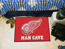 Man Cave Starter Outdoor Rug NHL Detroit Red Wings Man Cave Starter Rug 19"x30" FANMATS