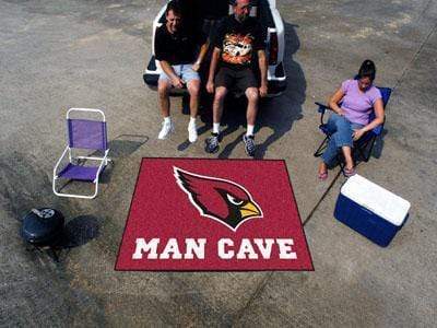 Man Cave Tailgater BBQ Accessories NFL Arizona Cardinals Man Cave Tailgater Rug 5'x6' FANMATS