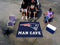 Man Cave Tailgater BBQ Accessories NFL New England Patriots Man Cave Tailgater Rug 5'x6' FANMATS
