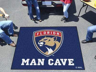 Man Cave Tailgater BBQ Accessories NHL Florida Panthers Man Cave Tailgater Rug 5'x6' FANMATS