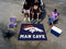 Man Cave Tailgater BBQ Grill Mat NFL Denver Broncos Man Cave Tailgater Rug 5'x6' FANMATS