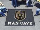 Man Cave Tailgater BBQ Grill Mat NHL Vegas Golden Knights Man Cave Tailgater Rug 5'x6' FANMATS