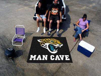 Man Cave Tailgater BBQ Mat NFL Jacksonville Jaguars Man Cave Tailgater Rug 5'x6' FANMATS