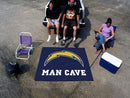 Man Cave Tailgater BBQ Store NFL Los Angeles Chargers Man Cave Tailgater Rug 5'x6' FANMATS