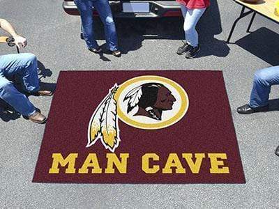 Man Cave Tailgater BBQ Store NFL Washington Redskins Man Cave Tailgater Rug 5'x6' FANMATS