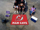 Man Cave Tailgater Grill Mat NHL New Jersey Devils Man Cave Tailgater Rug 5'x6' FANMATS