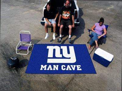 Man Cave UltiMat Indoor Outdoor Rugs NFL New York Giants Man Cave UltiMat 5'x8' Rug FANMATS