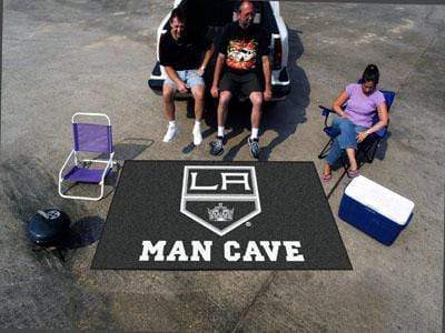 Man Cave UltiMat Indoor Outdoor Rugs NHL Los Angeles Kings Man Cave UltiMat 5'x8' Rug FANMATS