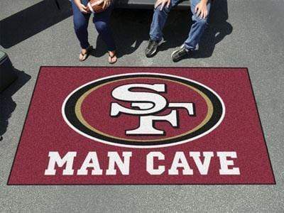 Man Cave UltiMat Outdoor Rug NFL San Francisco 49ers Man Cave UltiMat 5'x8' Rug FANMATS