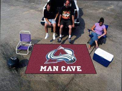 Man Cave UltiMat Outdoor Rug NHL Colorado Avalanche Man Cave UltiMat 5'x8' Rug FANMATS