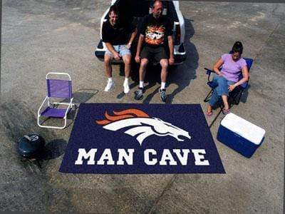 Man Cave UltiMat Outdoor Rugs NFL Denver Broncos Man Cave UltiMat 5'x8' Rug FANMATS