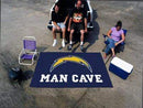 Man Cave UltiMat Outdoor Rugs NFL Los Angeles Chargers Man Cave UltiMat 5'x8' Rug FANMATS