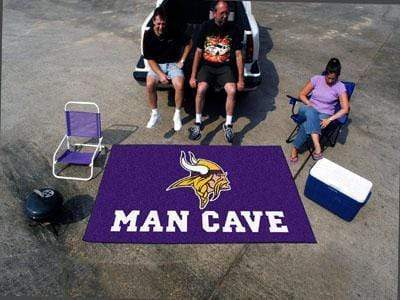 Man Cave UltiMat Outdoor Rugs NFL Minnesota Vikings Man Cave UltiMat 5'x8' Rug FANMATS