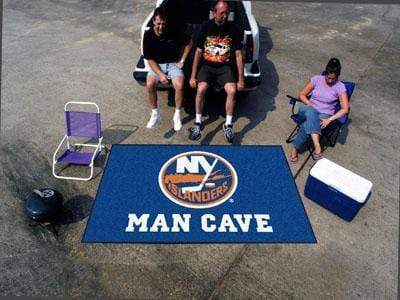Man Cave UltiMat Outdoor Rugs NHL New York Islanders Man Cave UltiMat 5'x8' Rug FANMATS