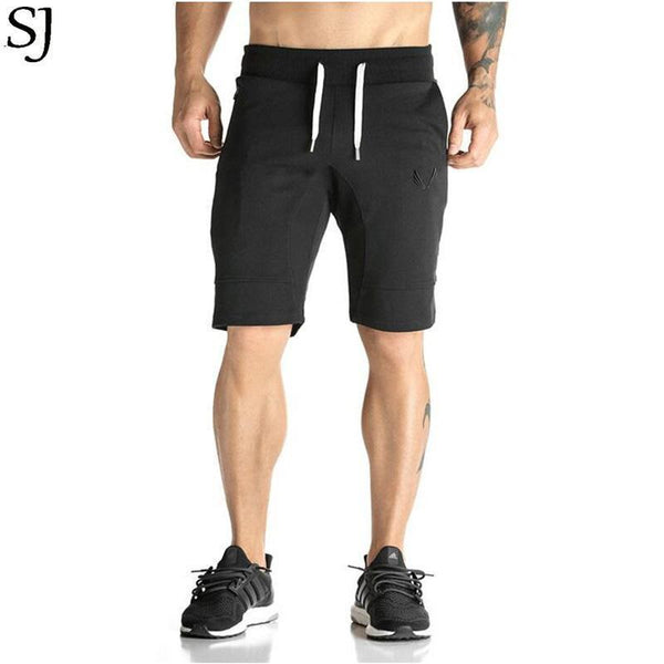 Man Shorts Men's Short Trousers 2016 Casual Calf-Length Jogger Mens Shorts Sweatpants Fitness Man Workout Cotton Shorts-ZDK1MC-M-JadeMoghul Inc.