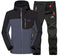 Man Winter Waterproof Fish Ski Warm Softshell Fleece Hiking Outdoor Jackets Trekking Camp Coat Set Pants Climb Oversize Trousers JadeMoghul Inc. 