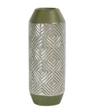 Manifestly Unique decorative Ceramic Vase, Green-Vases-Green-Ceramic-JadeMoghul Inc.