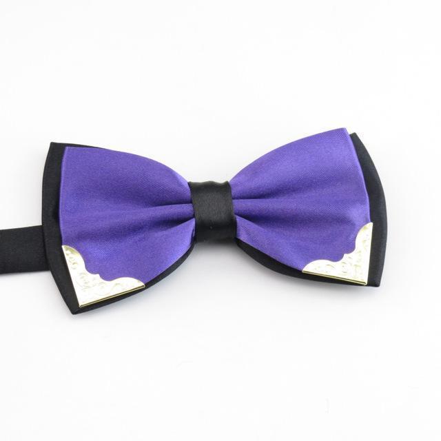 Mantieqingway Brand Bow Ties for Men Wedding Party Fashion Casual Candy Color Tie Two-tone Bowtie Classic Polyester Solid Bowtie-20-JadeMoghul Inc.