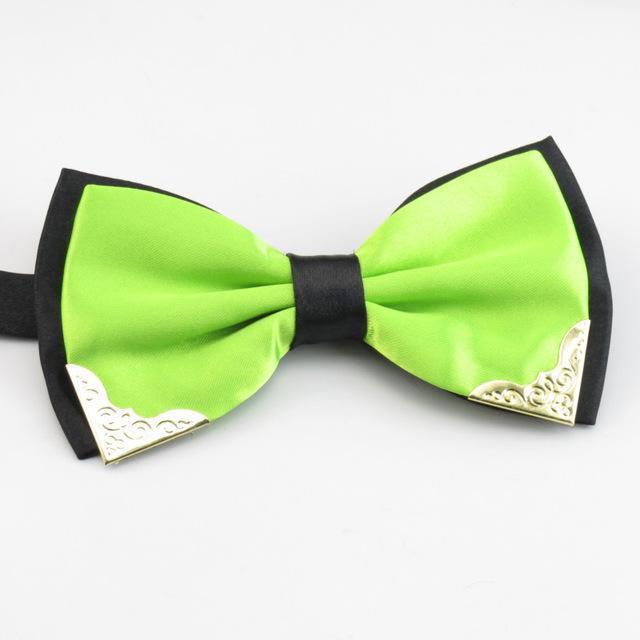 Mantieqingway Brand Bow Ties for Men Wedding Party Fashion Casual Candy Color Tie Two-tone Bowtie Classic Polyester Solid Bowtie-5-JadeMoghul Inc.