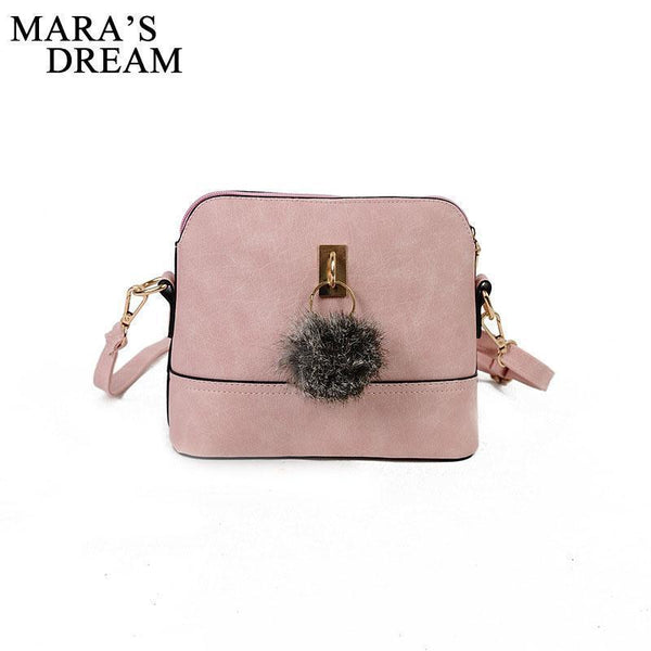 Mara's Dream Fashion Matting Bag Women Messenger Bag Ladies Nubuck Leather Small Shoulder Crossbody Bag Female Shopping Handbag-A Black-22x18x9 cm-JadeMoghul Inc.