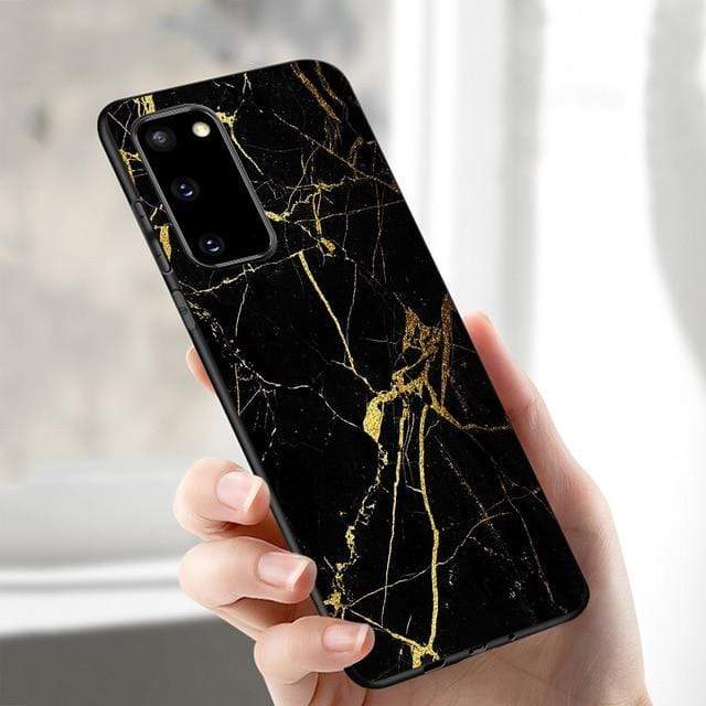 Marble Phone Case for Samsung A50 A40 A70 A51 A71 A20 A20E S10 S20 S9 S8 S7 Edge Ultra Puls Note 10 9 8 Plus Cases Matte Soft AExp