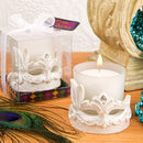 Mardi Gras Masked Theme Candle Votive-Wedding Reception Decorations-JadeMoghul Inc.