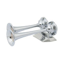 Marinco 12V Chrome Plated Dual Trumpet Mini Air Horn [10108]-Horns-JadeMoghul Inc.