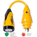Marinco P30-503 EEL 50A-125V Female to 30A-125V Male Pigtail Adapter - Yellow [P30-503]-Shore Power-JadeMoghul Inc.