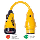 Marinco P503-30 EEL 30A-125V Female to 50A-125V Male Pigtail Adapter - Yellow [P503-30]-Shore Power-JadeMoghul Inc.