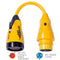 Marinco P504-30 EEL 30A-125V Female to 50A-125-250V Male Pigtail Adapter - Yellow [P504-30]-Shore Power-JadeMoghul Inc.