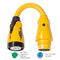 Marinco P504-503 EEL 50A-125V Female to 50A-125-250V Male Pigtail Adapter - Yellow [P504-503]-Shore Power-JadeMoghul Inc.