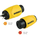 Marinco Straight Adapter 20Amp Locking Male to 30Amp Locking Female Connector [S20-30]-Shore Power-JadeMoghul Inc.