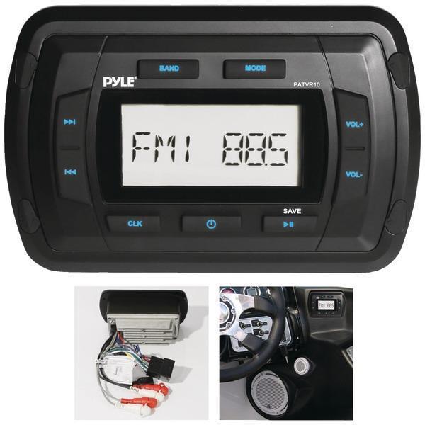 Marine Dash-Panel Mechless Receiver with Bluetooth(R)-Receivers & Accessories-JadeMoghul Inc.
