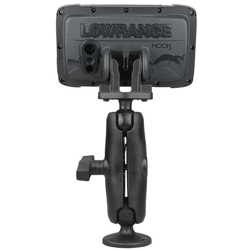 Marine Electronics Mounts RAM Mount C Size 1.5" Composite Fishfinder Mount for the Lowrance Hook2 Series [RAP-101-LO12] RAM Mounting Systems