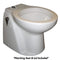 Marine Sanitation Raritan Atlantes Freedom w/Vortex-Vac - Household Style - White - Freshwater Solenoid - Smart Toilet Control - 12v [AVHWF01203] Raritan